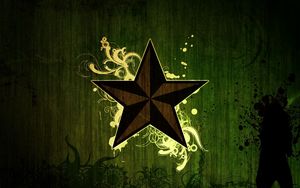 Preview wallpaper star, dark, pattern