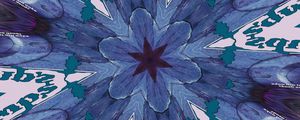Preview wallpaper star, flower, shapes, glow, abstraction