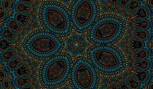Preview wallpaper star, fractal, pattern, lines, abstraction