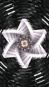 Preview wallpaper star, fractal, swirling, rotation, abstraction