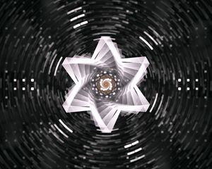 Preview wallpaper star, fractal, swirling, rotation, abstraction