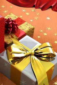 Preview wallpaper star, gifts, holiday, bows