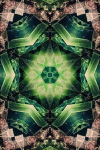 Preview wallpaper star, kaleidoscope, shapes, fractal
