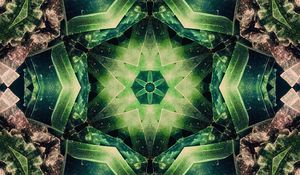 Preview wallpaper star, kaleidoscope, shapes, fractal