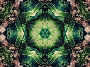 Preview wallpaper star, kaleidoscope, shapes, fractal