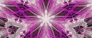 Preview wallpaper star, rays, lines, purple, abstraction