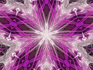 Preview wallpaper star, rays, lines, purple, abstraction