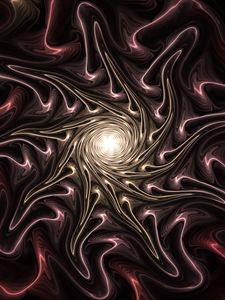 Preview wallpaper star, spiral, distortion, fractal, abstraction