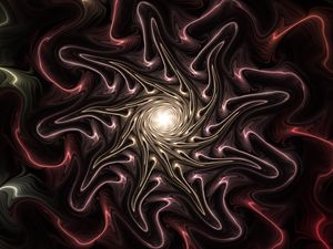 Preview wallpaper star, spiral, distortion, fractal, abstraction