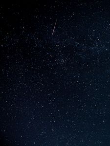 Preview wallpaper starfall, night, stars, space