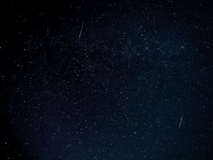 Preview wallpaper starfall, night, stars, space