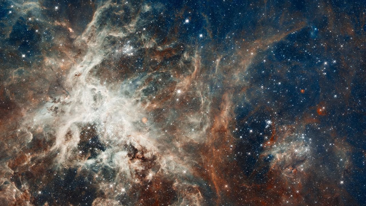 Wallpaper star-making region, stars, nebula, space