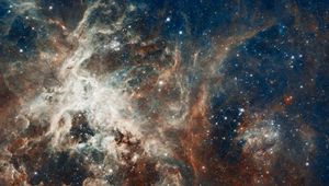 Preview wallpaper star-making region, stars, nebula, space