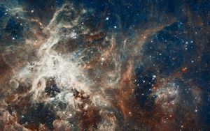 Preview wallpaper star-making region, stars, nebula, space