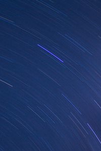 Preview wallpaper starry sky, blur, rotation, light, abstraction