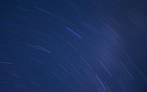 Preview wallpaper starry sky, blur, rotation, light, abstraction