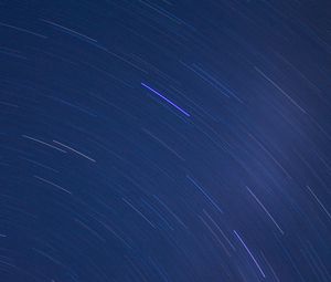 Preview wallpaper starry sky, blur, rotation, light, abstraction