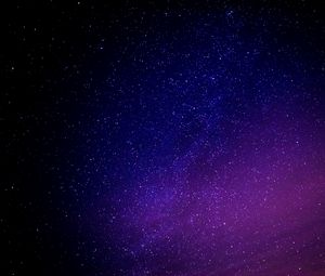 Preview wallpaper starry sky, galaxy, glitter, night