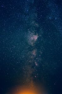 Preview wallpaper starry sky, galaxy, light, night