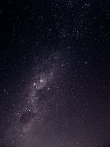 Preview wallpaper starry sky, galaxy, milky way, glitter, night