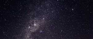 Preview wallpaper starry sky, galaxy, milky way, glitter, night