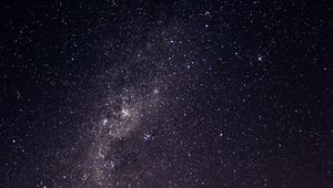 Preview wallpaper starry sky, galaxy, milky way, glitter, night