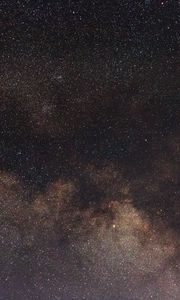 Preview wallpaper starry sky, galaxy, spots, glitter