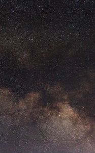 Preview wallpaper starry sky, galaxy, spots, glitter