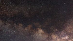 Preview wallpaper starry sky, galaxy, spots, glitter