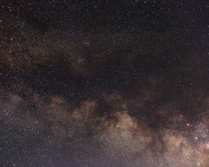 Preview wallpaper starry sky, galaxy, spots, glitter