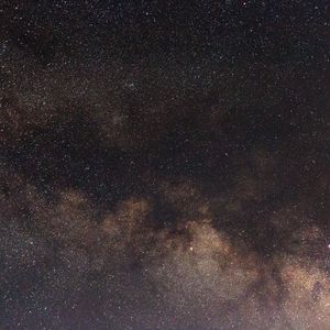 Preview wallpaper starry sky, galaxy, spots, glitter