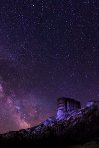 Preview wallpaper starry sky, milky way, alderney, channel islands