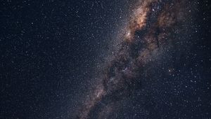 Preview wallpaper starry sky, milky way, astronomy, galaxy