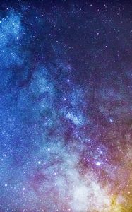 Preview wallpaper starry sky, milky way, glitter, stars, space