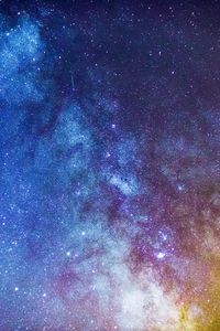 Preview wallpaper starry sky, milky way, glitter, stars, space