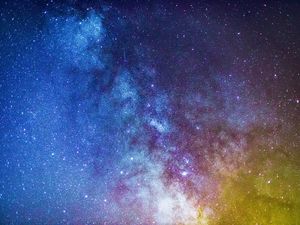 Preview wallpaper starry sky, milky way, glitter, stars, space