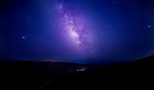 Preview wallpaper starry sky, milky way, night, stars, sky