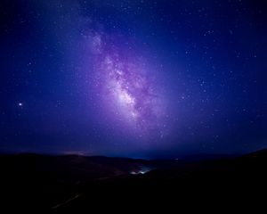 Preview wallpaper starry sky, milky way, night, stars, sky