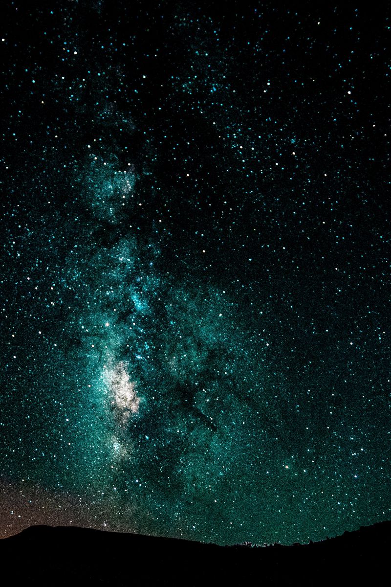 800x1200 Wallpaper starry sky, milky way, night, shining, galaxy