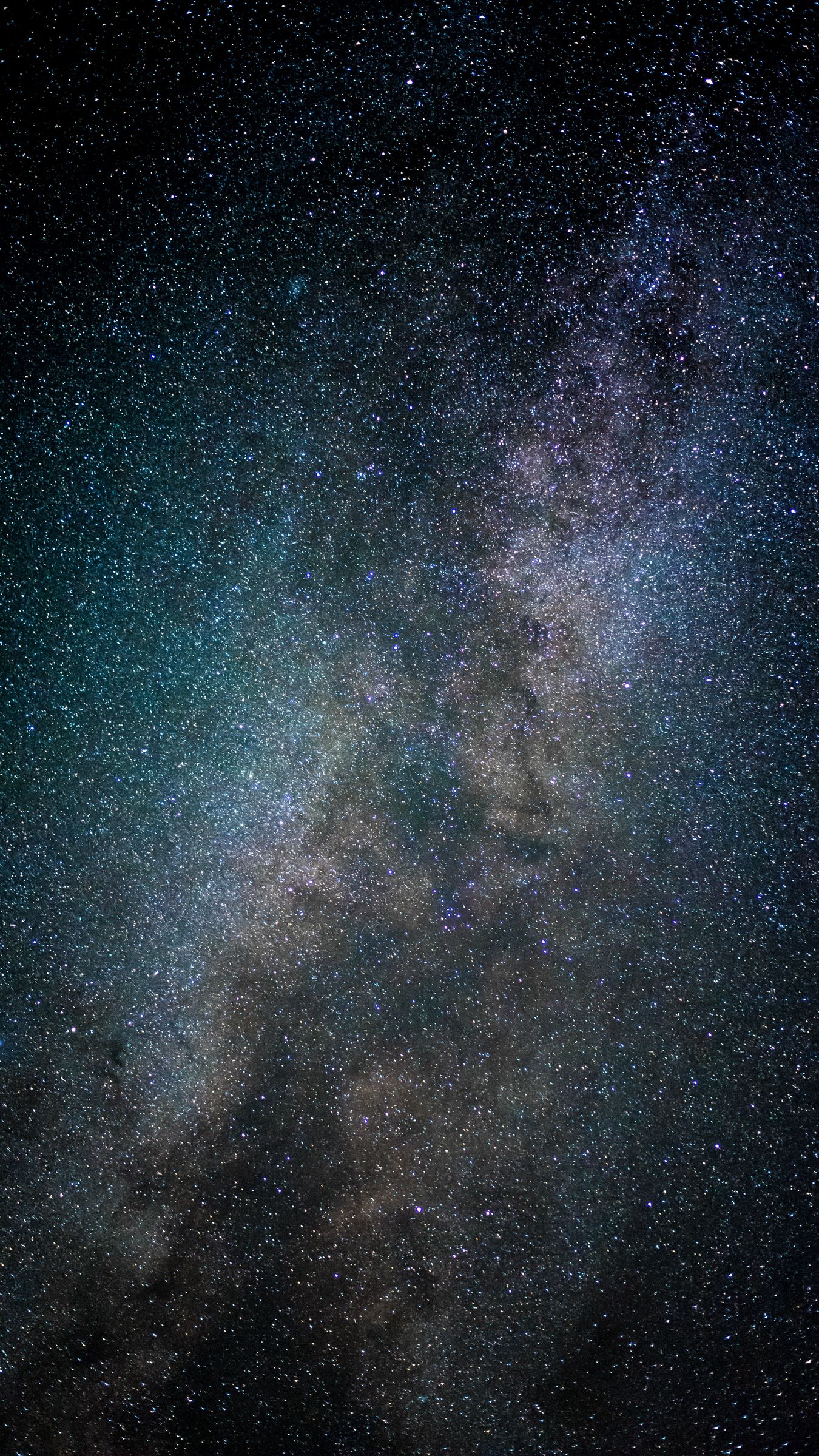 Download wallpaper 1350x2400 starry sky, milky way, space, stars, night ...