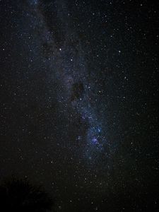 Preview wallpaper starry sky, milky way, stars, night, space, shine
