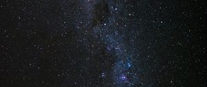 Preview wallpaper starry sky, milky way, stars, night, space, shine