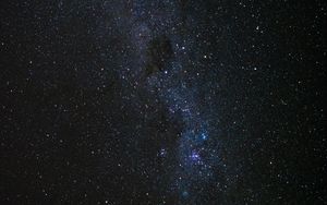 Preview wallpaper starry sky, milky way, stars, night, space, shine
