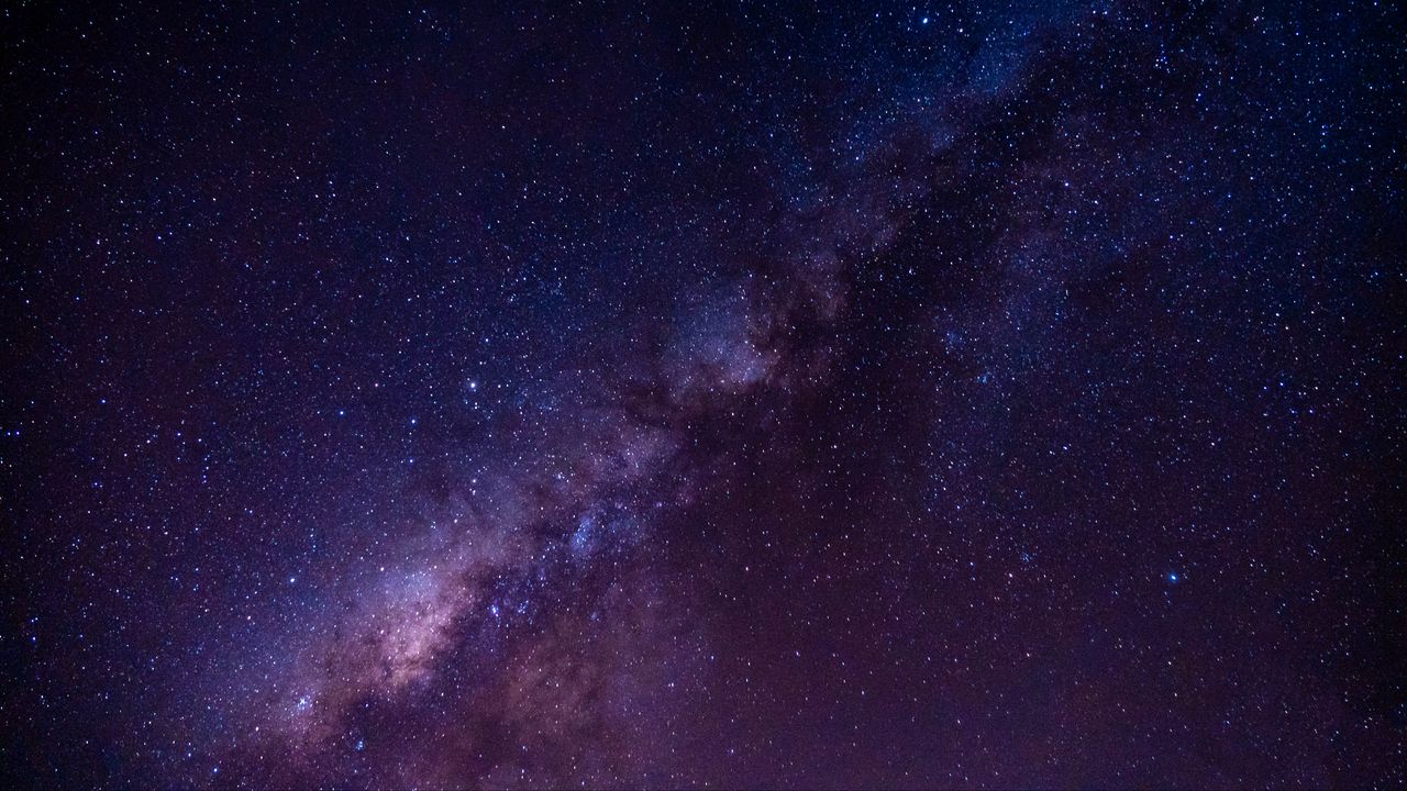 Wallpaper starry sky, milky way, stars, space, astronomy