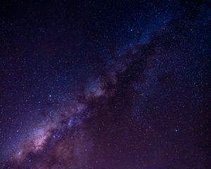 Preview wallpaper starry sky, milky way, stars, space, astronomy