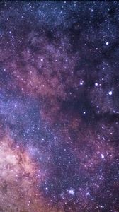 Preview wallpaper starry sky, milky way, stars, glitter, space