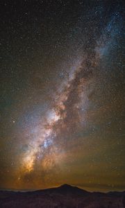 Preview wallpaper starry sky, mountains, milky way, fort davis, united states