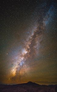 Preview wallpaper starry sky, mountains, milky way, fort davis, united states