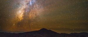 Preview wallpaper starry sky, mountains, milky way, fort davis, united states