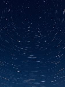 Preview wallpaper starry sky, movement, circles